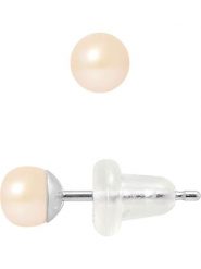 Pearline Kolczyki-wkrętki z perłami w kolorze jasnoróżowym rozmiar: onesize. Różowe kolczyki Pearline, z perłą, złote. Za 121.99 zł.