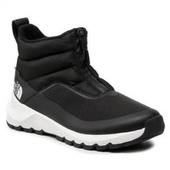 Buty do chodzenia damskie The North Face Thermoball Progressive Zip II WP. Czarne buty trekkingowe The North Face, bez wzorów, z materiału, za kostkę, bez zapięcia, trekkingowe. Za 529.00 zł.