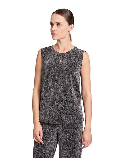 BETTY & CO Bluzka w kolorze czarnym rozmiar: 40. Czarne bluzki Betty & Co, bez wzorów, bez kołnierzyka, bez ramiączek. Za 65.54 zł.