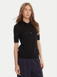 BOSS Sweter Fidenka 50545015 Czarny Regular Fit. Czarne swetry Boss, l, bez wzorów, z wełny, bez ramiączek. Za 499.99 zł.