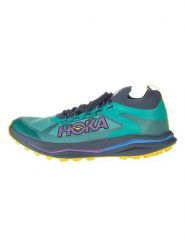 HOKA ONE ONE Buty "Zinal 2" w kolorze żółto-turkusowym do biegania rozmiar: 43 1/3. Żółte buty do biegania Hoka One One, bez wzorów, z materiału, bez zapięcia, do biegania. Za 436.90 zł.