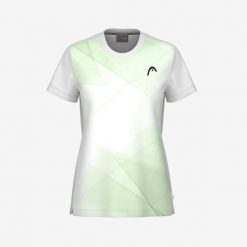 TIE-BREAK T-Shirt Girls. Zielone t-shirty Head, bez wzorów, sportowe, bez kołnierzyka, bez ramiączek. W wyprzedaży za 171.00 zł.