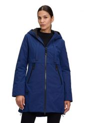 Betty Barclay Płaszcz zimowy w kolorze niebieskim rozmiar: 48. Niebieskie płaszcze Betty Barclay, na zimę, bez wzorów, z puchu, bez kaptura. Za 347.99 zł.