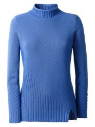 WITT WEIDEN Sweter w kolorze niebieskim rozmiar: 40. Niebieskie swetry WITT WEIDEN, bez wzorów, prążkowane, bez ramiączek. Za 34.99 zł.