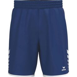 Krótkie spodenki bez podszewki dla dzieci Erima Wings. Niebieskie szorty Erima, bez wzorów, młodzieżowe. Za 139.00 zł.