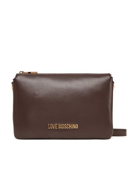 LOVE MOSCHINO Torebka JC4075PP1NLF0301 Brązowy. Brązowe listonoszki Love Moschino, bez wzorów, ze skóry, bez dodatków. Za 709.99 zł.