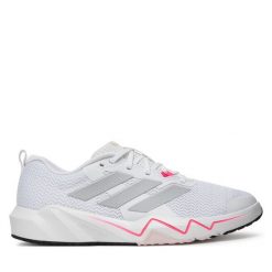 Buty do biegania adidas. Białe buty treningowe adidas, bez wzorów, bez zapięcia, do biegania. Za 299.99 zł.