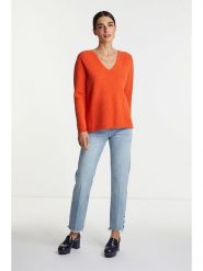 Rich & Royal Sweter w kolorze pomarańczowym rozmiar: XS. Pomarańczowe swetry Rich & Royal, xs, bez wzorów, bez ramiączek. Za 100.99 zł.