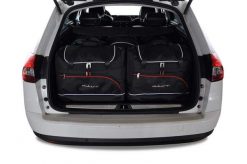 Torby Do Bagażnika Citroen C5 Tourer 2008-2017 5Szt Kjust. Czarne torby podróżne KJUST, bez wzorów, z kauczuku. Za 1,593.00 zł.