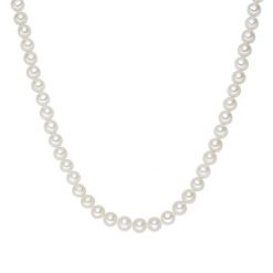 Valero Pearls Naszyjnik z pereł srebro wysokiej próby Perła hodowlana słodkowodna srebrny Naszyjniki 1 ct Damski. Szare naszyjniki Valero Pearls, z jedwabiu, z perłą, srebrne. Za 379.99 zł.