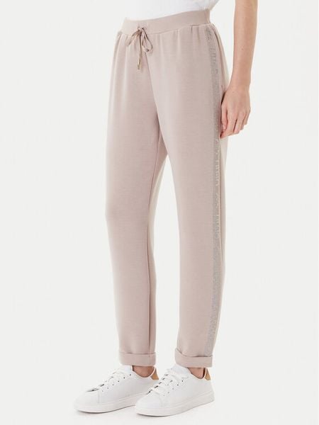 Liu Jo Spodnie dresowe TF5093 J4616 Beżowy Regular Fit. Brązowe spodnie dresowe Liu Jo, bez wzorów, z dresówki. Za 539.99 zł.