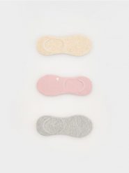 Skarpetki balerinki 3 pack - pastelowy róż. Czerwone skarpetki Reserved, bez wzorów. Za 39.99 zł.