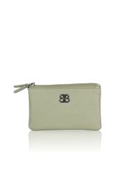 Bellicci Skórzany portfel "Camber" w kolorze zielonym - 11 x 7 x 2 cm rozmiar: onesize. Zielone portfele Bellicci, bez wzorów, z materiału. Za 43.99 zł.