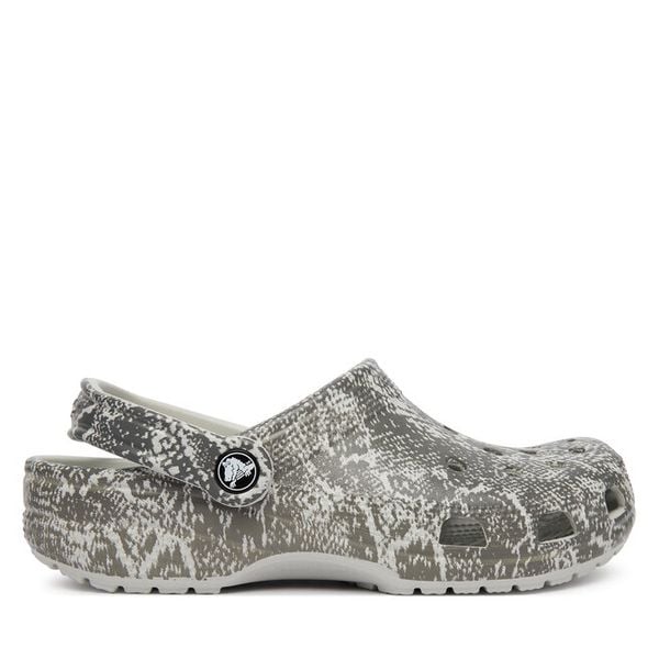 Klapki Crocs. Szare klapki Crocs, bez wzorów, bez obcasa, bez zapięcia. Za 259.99 zł.