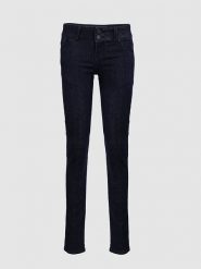 LTB Dżinsy "Molly" - Skinny fit - w kolorze granatowym rozmiar: W29/L32. Niebieskie jeansy LTB, l, z aplikacjami, ze skóry, klasyczne, z podwyższonym stanem. Za 83.81 zł.