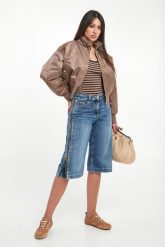 Bermudy damskie jeansowe ELISABETTA FRANCHI. Szorty Elisabetta Franchi, bez wzorów, z jeansu. Za 2,209.00 zł.