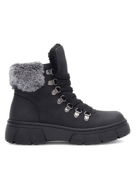 Go Soft Trapery KATJA SWS6157-01 Czarny. Czarne traperki GO SOFT, bez wzorów, z materiału, bez obcasa, bez zapięcia. Za 129.99 zł.