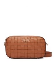 Guess Torebka Sandy HWWG84 18140 Brązowy. Brązowe listonoszki Guess, z aplikacjami, ze skóry, bez dodatków. Za 639.99 zł.