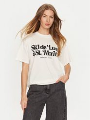 ViCOLO T-Shirt RS0052 Écru Regular Fit. T-shirty ViCOLO, bez wzorów, z bawełny, bez kołnierzyka, bez ramiączek. Za 109.99 zł.