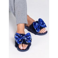 Granatowe Klapki Undisclosed. Klapki marki Born2be. Za 59.99 zł.