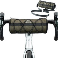 Sakwa rowerowa na kierownicę Rockbros W009. Zielone torebki klasyczne ROCKBROS, bez wzorów, sportowe, bez dodatków. Za 89.00 zł.