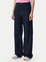 Tommy Jeans Jeansy Claire DW0DW23093 Granatowy Wide Leg. Niebieskie jeansy Tommy Jeans, bez wzorów, z bawełny. Za 449.99 zł.