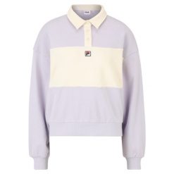 Damska bluza typu crop Fila Langogne Oversize. Fioletowe bluzy bez kaptura Fila, l, bez wzorów, z dresówki, bez kaptura. Za 220.05 zł.