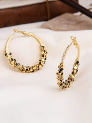 L'Atelier de Gaia Pozłacane kolczyki-kreole rozmiar: onesize. Żółte kolczyki L'Atelier de Gaia, pozłacane. Za 78.95 zł.