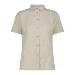 Koszula damska turystyczne CMP 34S6206. Brązowe koszule CMP, s, bez wzorów, sportowe, bez kołnierzyka, bez ramiączek. Za 232.30 zł.