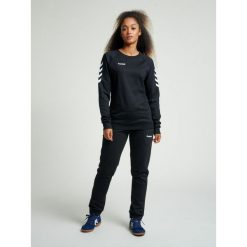 Bluza do piłki ręcznej damska Hummel Go Cotton Sweatshirt Woman. Czarne bluzy Hummel, xs, bez wzorów, sportowe, bez ramiączek, bez kaptura. Za 134.00 zł.