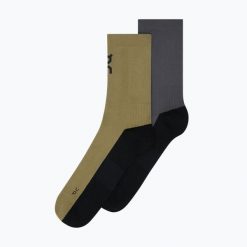 Skarpety On Trail High 2. Zielone skarpetki On, bez wzorów, z elastanu. Za 169.99 zł.
