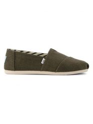 TOMS Espadryle w kolorze khaki rozmiar: 41. Brązowe espadryle TOMS, bez wzorów, bez obcasa. Za 172.49 zł.