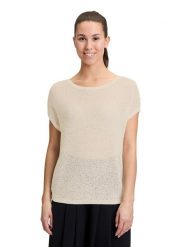 CARTOON Sweter w kolorze beżowym rozmiar: 40. Brązowe swetry Cartoon, bez wzorów, bez ramiączek. Za 104.99 zł.