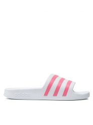 Adidas Klapki adilette Aqua GZ5237 Biały. Białe klapki adidas, bez wzorów, z tworzywa sztucznego, sportowe, bez obcasa, bez zapięcia. Za 119.99 zł.
