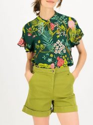 Blutsgeschwister Szorty "Hipsta Holiday Scout" w kolorze zielonym rozmiar: L. Brązowe szorty Blutsgeschwister, bez wzorów, z bawełny. Za 105.38 zł.