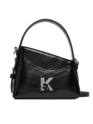 Karl Lagerfeld Jeans Torebka B1W30189 Czarny. Czarne torebki klasyczne Karl Lagerfeld Jeans, bez wzorów, z jeansu, bez dodatków. Za 639.99 zł.