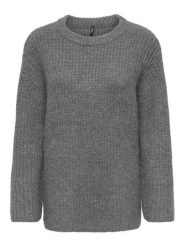 ONLY Sweter w kolorze szarym rozmiar: M. Szare swetry ONLY, m, bez wzorów, bez ramiączek. Za 115.95 zł.