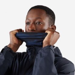 Komin do biegania wielofunkcyjny Kiprun. Niebieskie szaliki i kominy KIPRUN, bez wzorów, z dzianiny, sportowe. Za 24.99 zł.