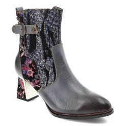 Niebieskie Botki Laura Vita Gustowne Buty Na Obcasie. Niebieskie botki LAURA VITA, z aplikacjami, ze skóry, eleganckie, bez obcasa, na obcasie, bez zapięcia. Za 439.00 zł.