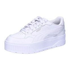 Buty damskie sportowe Puma KARMEN II IDOL. Białe buty treningowe Puma, bez wzorów, z materiału, bez zapięcia, trekkingowe. Za 490.00 zł.