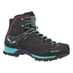 Buty Trekkingowe Damskie Salewa Mtn Trainer Mid Gtx. Zielone buty trekkingowe Salewa, z gumy, bez zapięcia. Za 1,184.00 zł.