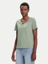 Gant T-Shirt Shield 4200750 Zielony Regular Fit. Zielone t-shirty Gant, m, bez wzorów, z bawełny, bez kołnierzyka, bez ramiączek. Za 139.99 zł.