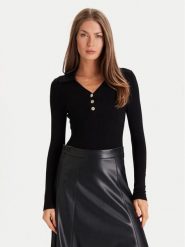 Morgan Sweter 252-MBANOU Beżowy Slim Fit. Brązowe swetry Morgan, s, bez wzorów, z wiskozy, bez ramiączek. Za 189.99 zł.