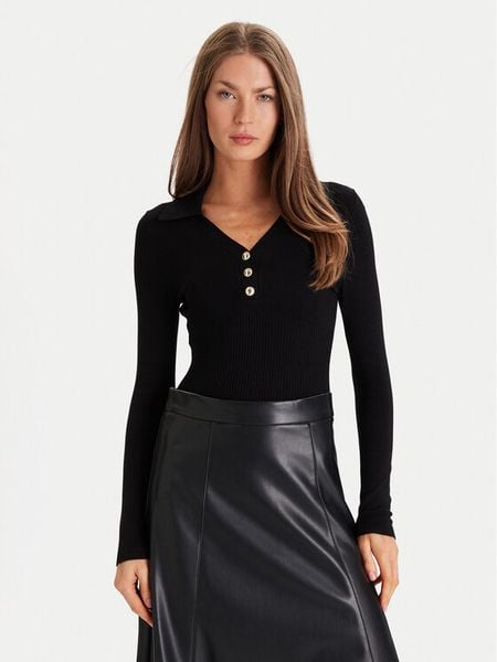 Morgan Sweter 252-MBANOU Beżowy Slim Fit. Brązowe swetry Morgan, xl, bez wzorów, z wiskozy, bez ramiączek. Za 189.99 zł.