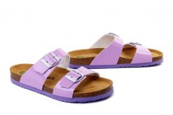 DR. BRINKMANN 700564-59 flieder, klapki damskie. Fioletowe klapki Dr. Brinkmann, bez wzorów, bez obcasa, bez zapięcia. Za 184.90 zł.