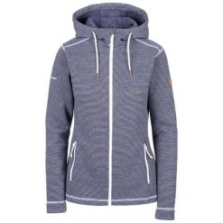 Bluza damska z kapturem Trespass Rootless. Niebieskie bluzy Trespass, l, bez wzorów, bez ramiączek, z kapturem. Za 223.70 zł.
