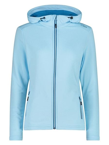 CMP Kurtka polarowa w kolorze błękitnym rozmiar: 46. Niebieskie kurtki CMP, bez wzorów, z materiału, bez kaptura. Za 162.11 zł.