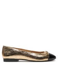 MICHAEL Michael Kors Baleriny Rebecca Flex Ballet 40F4RBFP1M Złoty. Żółte baleriny MICHAEL Michael Kors, bez wzorów, ze skóry, bez obcasa, bez zapięcia. Za 529.99 zł.