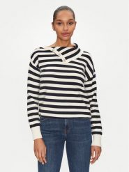 Morgan Sweter 251-MOUETTE Czarny Regular Fit. Czarne swetry Morgan, xs, bez wzorów, z syntetyku, bez ramiączek. Za 179.99 zł.