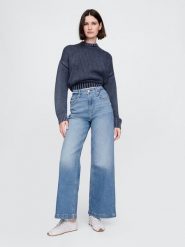 GAP Dżinsy - Comfort fit - w kolorze błękitnym rozmiar: W28. Niebieskie jeansy GAP, bez wzorów, klasyczne, z podwyższonym stanem. Za 110.29 zł.